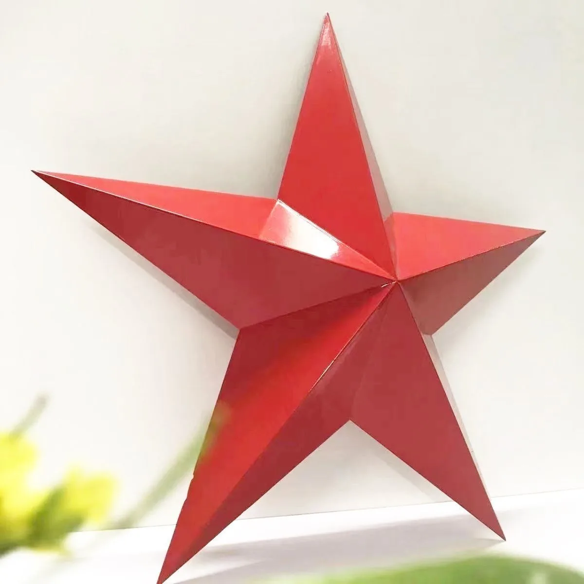 Socialism Wall Decorations with Hook Five-pointed Star Ironwork The Symbol of Communism Three-dimensional Hanging Piece Pendant