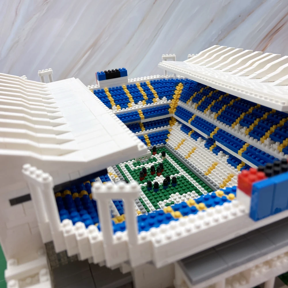 Malag Football Stadium DIY Building Blocks Set Ultra-Detailed 3D Model Sports Enthusiast’s Collectible Building Kit Ideal Gift