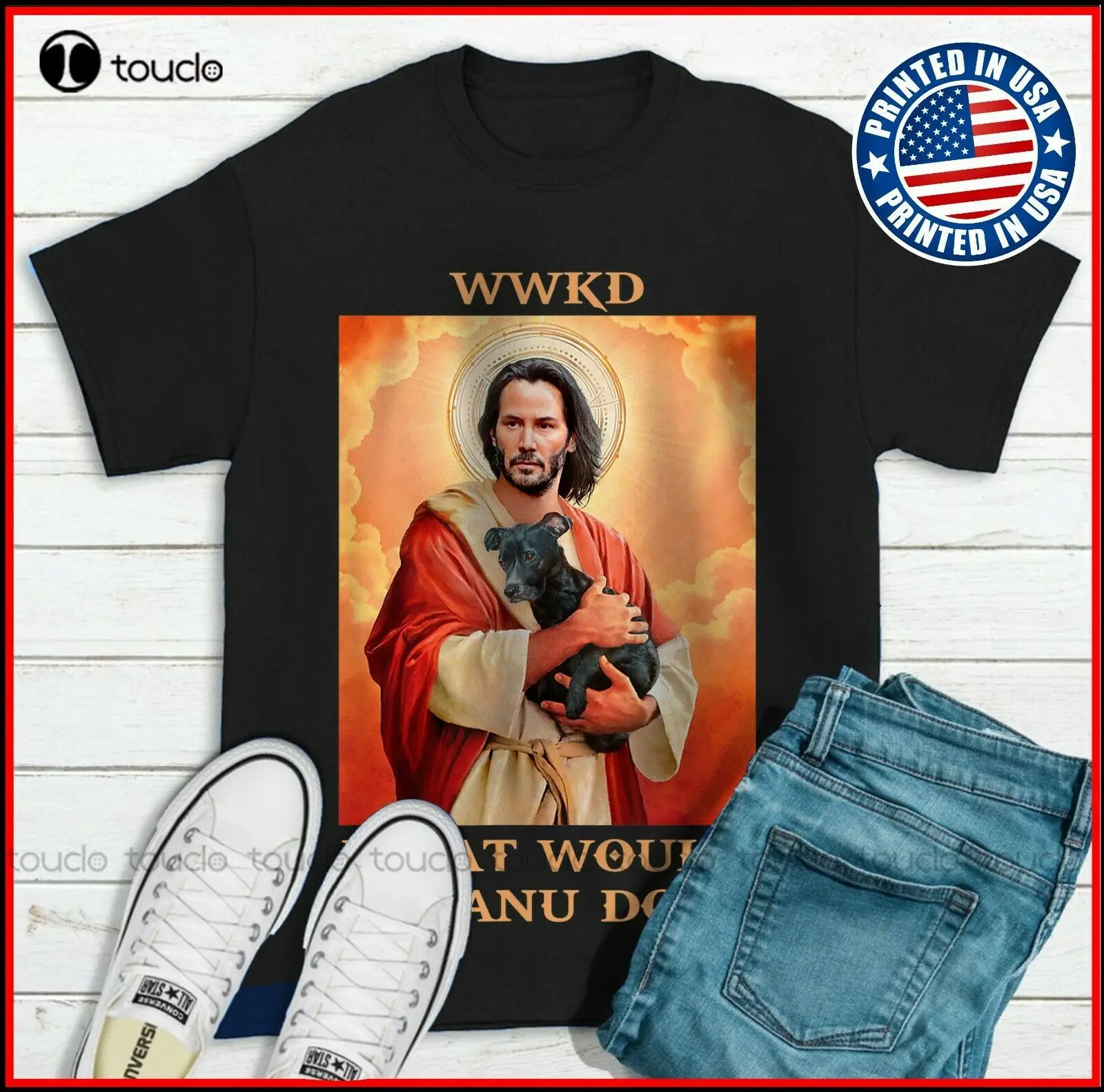 What Would Keanu Do John Wick Funny Unisex Black T Shirt Beer Shirt Custom Aldult Teen Unisex Digital Printing Tee Shirts Tshirt