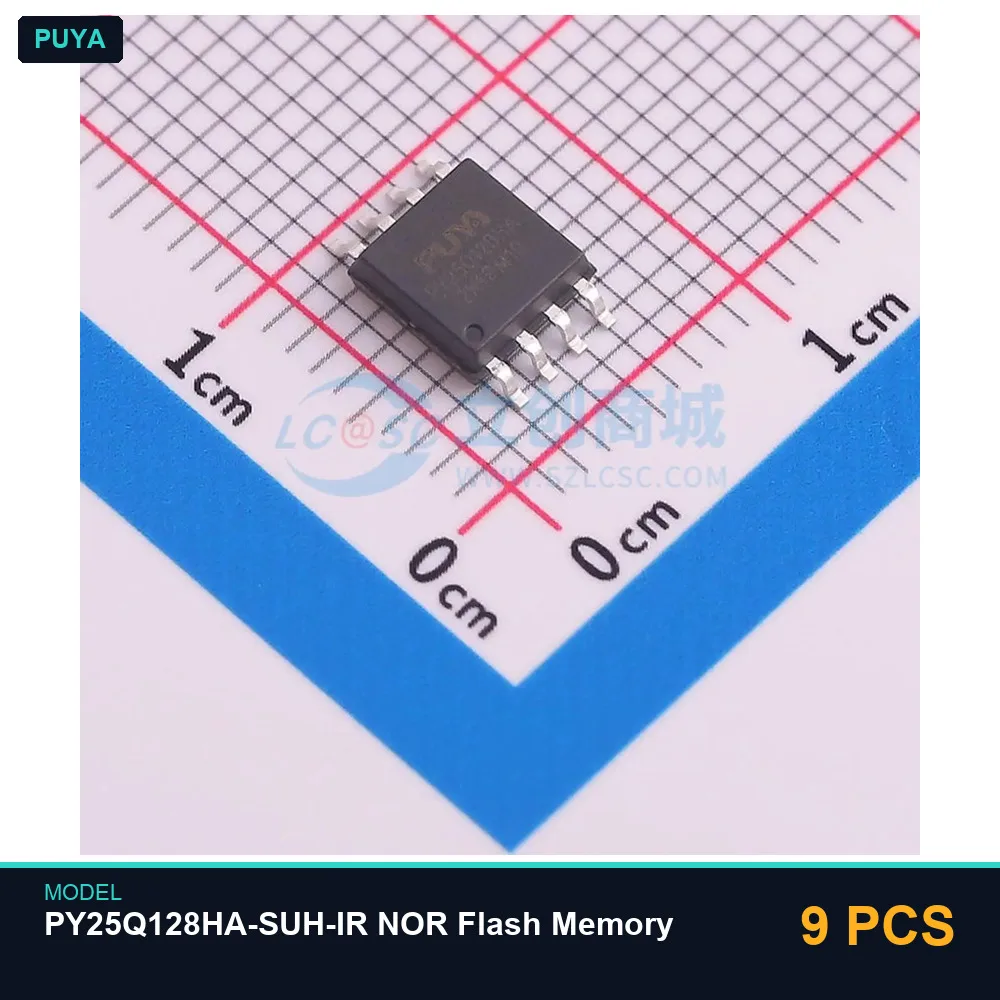 9 PCS PUYA PY25Q128HA-SUH-IR NOR Flash Memory
