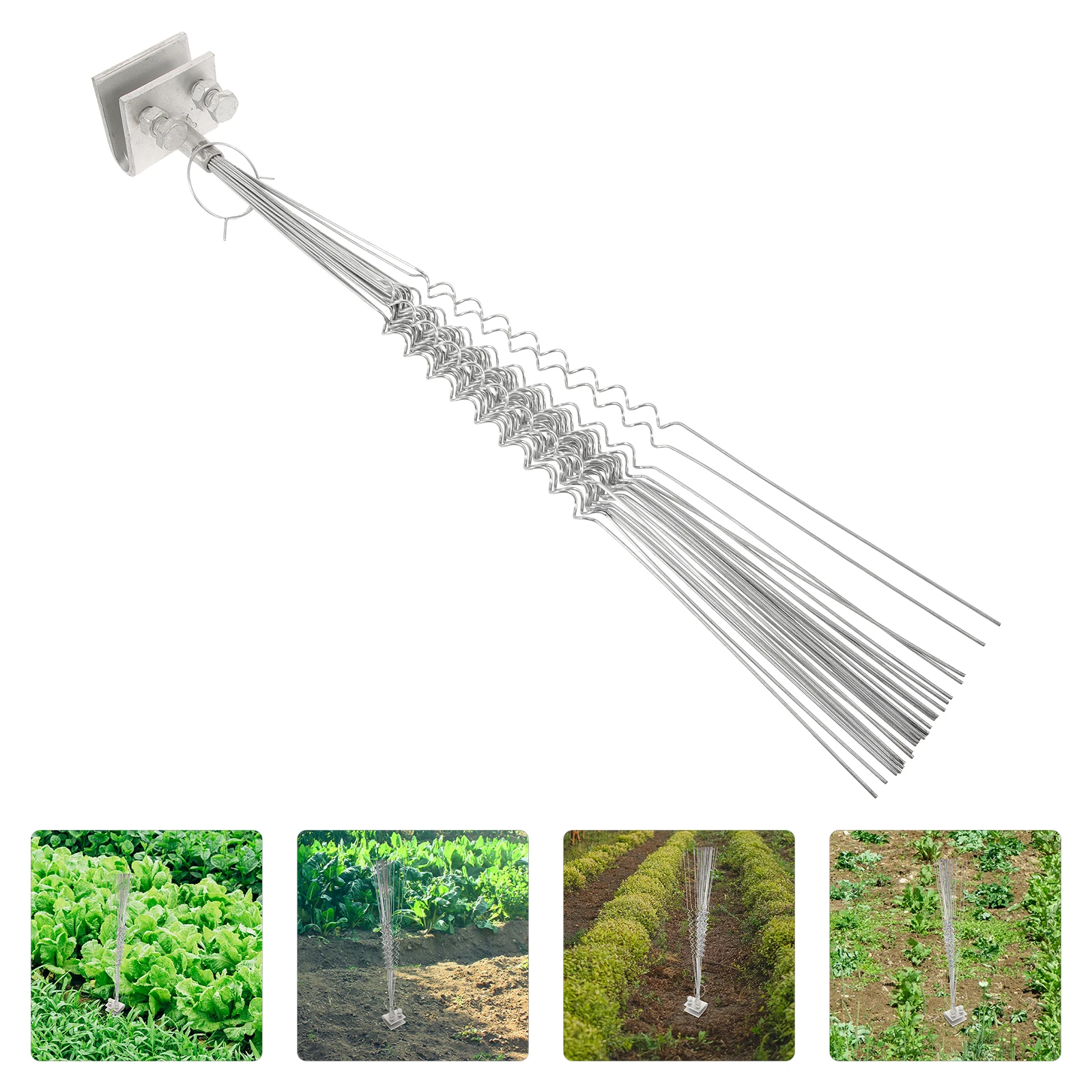 Stainless Steel Anti Bird Spike Heavy Duty Spring Type Electric Tower Needle Spikes Prevent Nesting Rust Resistant Pigeon