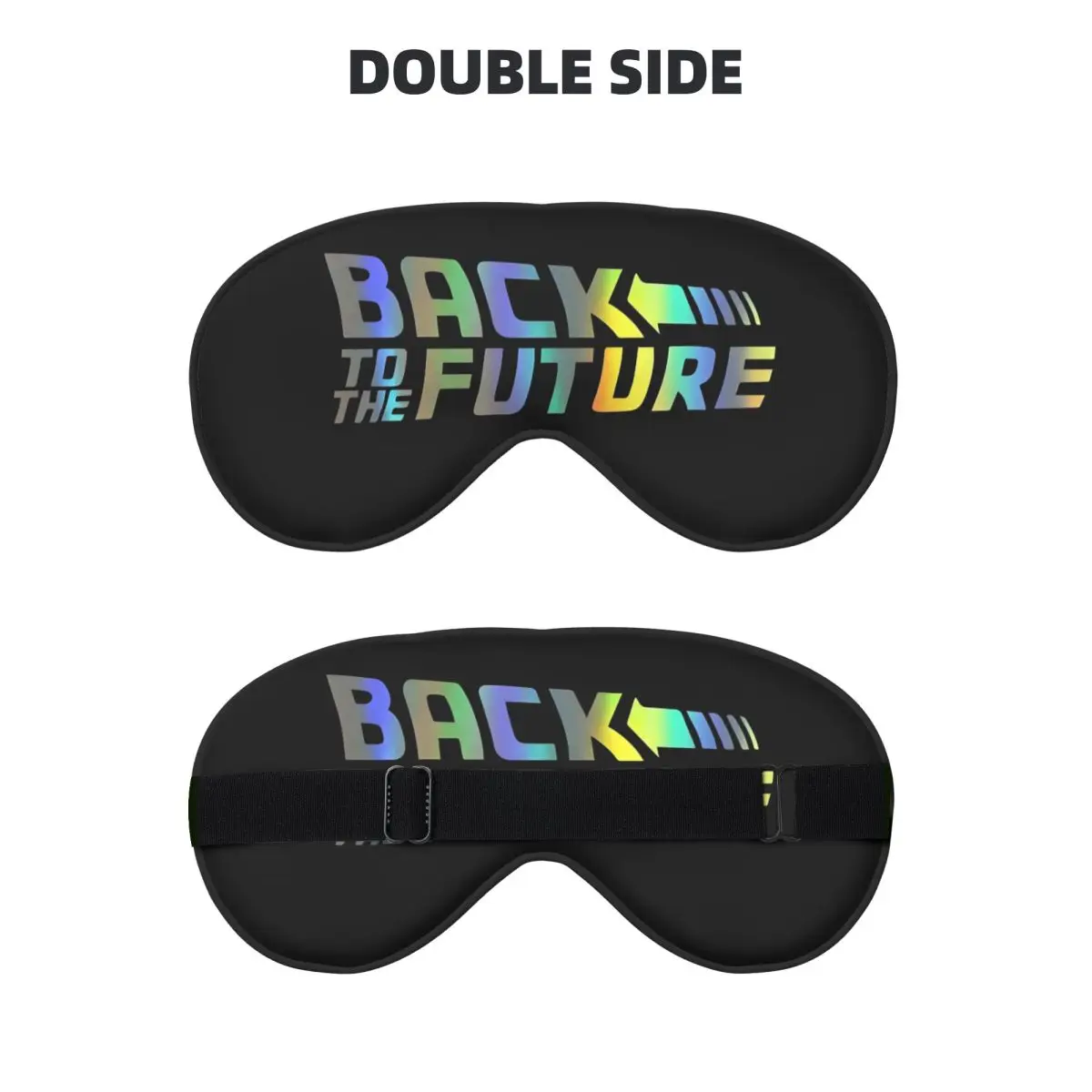 العودة إلى المستقبل قناع عين ناعم النوم الغمامة الخيال العلمي فيلم كوميدي استراحة الغداء الرجال النساء إيباتش قيلولة الصحة غطاء العين