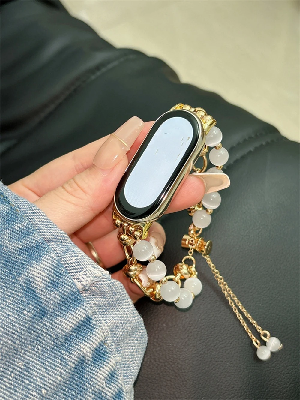 Perlen-Armband-Link für XIAOMi Band 10, Armband für Mi Band 9 8, neues Design, NFC-Armband-Zubehör
