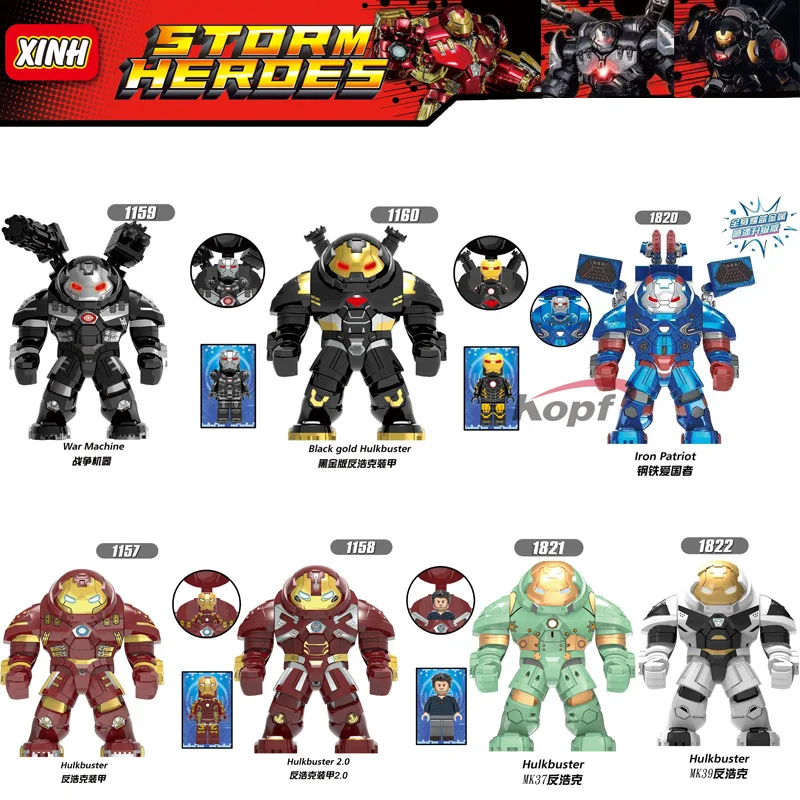 

Marvel Movie Avengers DIY Superhero 3D Model Character Set Building Block Assembly Toy Children's Birthday Gift Boys and Girls