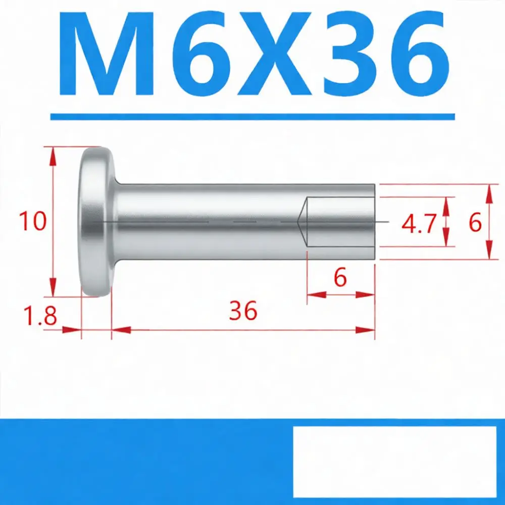 Industrial Semi Tubular Rivets Flat Head Zinc Plated Fasteners Metal Connecting Hardware For DIY Repair And Assembly M3 M8