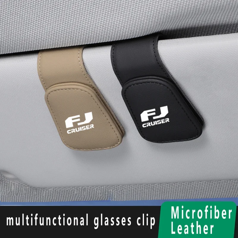 Toyota FJ Cruiser için araba gözlük tutucu gözlük depolama klip oto güneş gözlüğü tutucu iç İşlevli aksesuarları