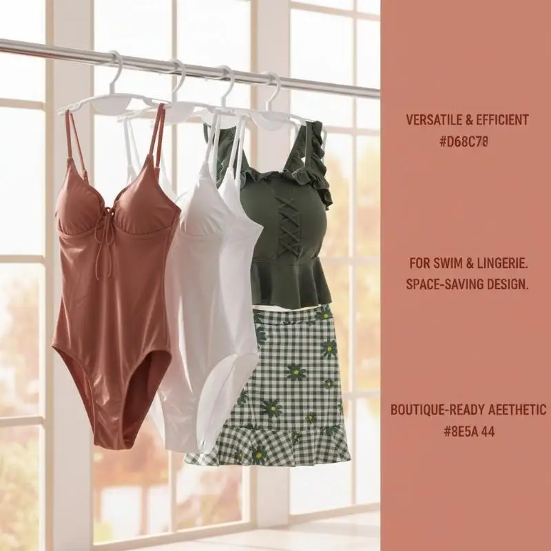 Body Shape Lingerie Hanger Foldable Durable Closet Organizer Swimsuit Hanger For Closet For Stores Boutiques Show Window Bedroom