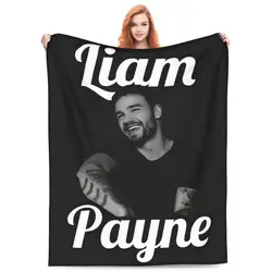 Liam Payne Blankets Coral Fleece Plush Textile Decor Multifunction Super Soft Throw Blankets for Bedding Office Rug Piece