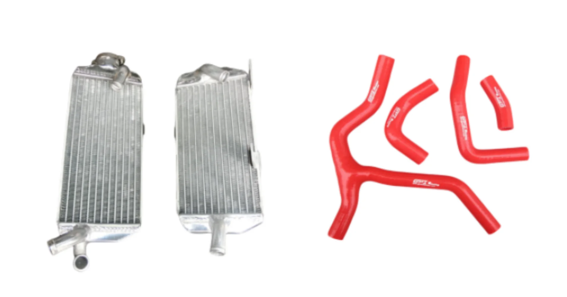 For Honda CRF450R 2013 2014 CRF 450 R Silicone Radiator Hose and Two Aluminum Radiator Cooler Cooling Coolant