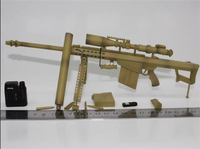 ZYTOYS ZY8015 1/6 żołnierz M82A1 broń snajperska wysokiej jakości Model figurek 12 \'\'w magazynie