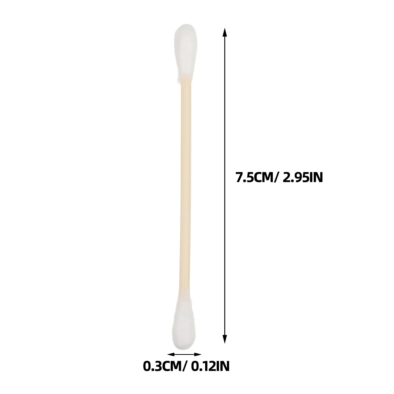 100Pcs Cotton Mulitfunctional Bamboo Swabs Dual Ended Makeup Remover Ear Cleaning Care Electronics Precision