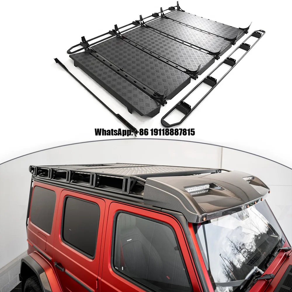 

Багажник на крышу W464 4x4 для внедорожников Mercedes-Benz G-класса G464 W463a G350 G500 G63, 2019-2025 гг.