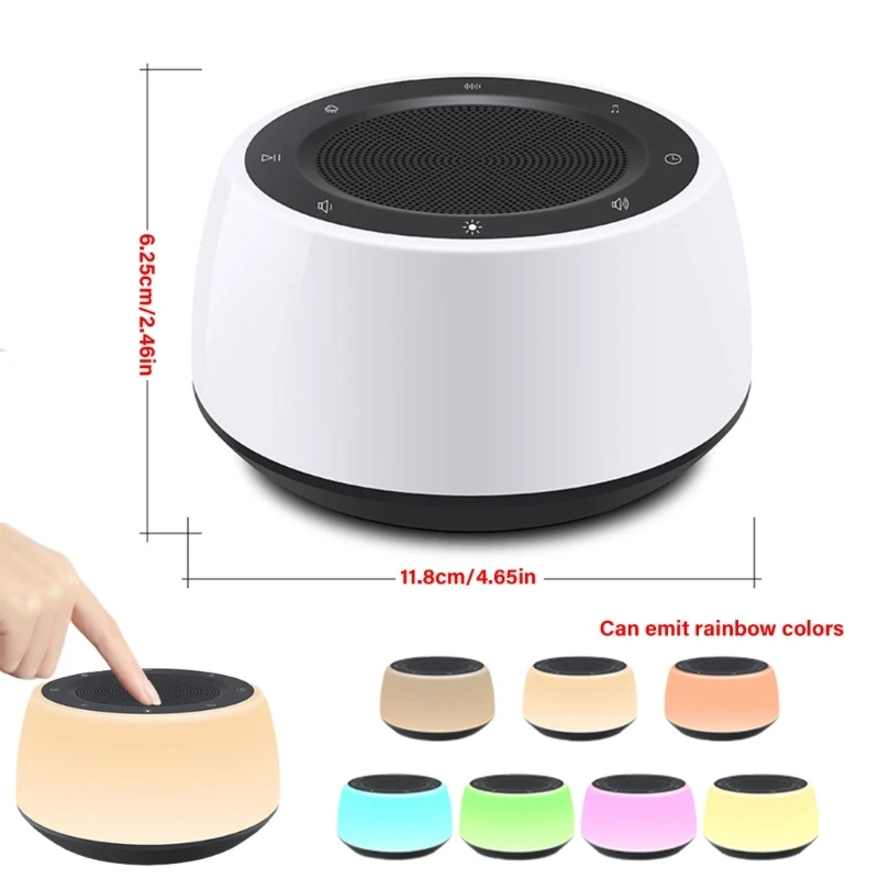 الرضع التنفس العلاج آلة الصوت النوم المعونة آلة الضوضاء البيضاء الموسيقى الخفيفة جهاز المزاج الإضاءة للأطفال البالغين N58D