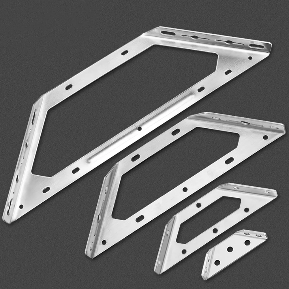 

4pcs Wall Cabinet Support Corner Brackets Adjustable Fixing Hardware For Kitchen Bathroom Furniture Mounting Parts