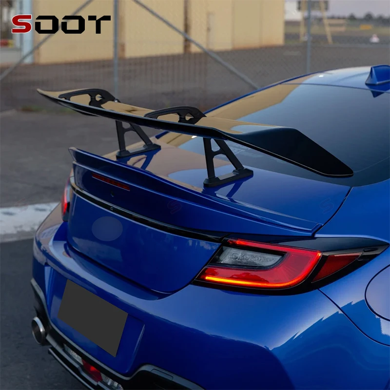 لتويوتا GR86 GT86 سوبارو BRZ ألياف الكربون الذيل زعانف الخلفي الجذع المفسد دليل الجناح الخلفي الجناح سيارة الجذع كلبشة قطع غيار السيارات #4