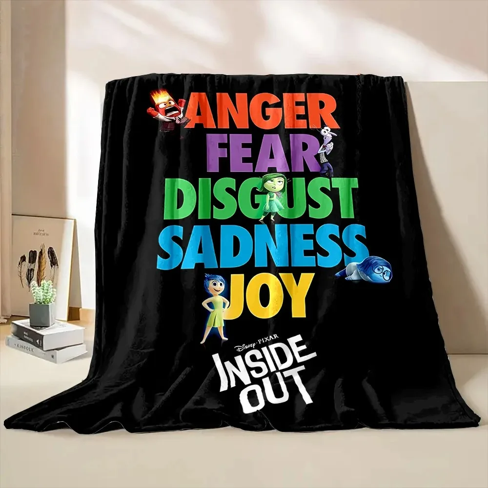 

Inside Out Disney Cartoon Flannel Blanket Character Home Sofa Lunch Break Blanket Kids Student Christmas Kids Gifts