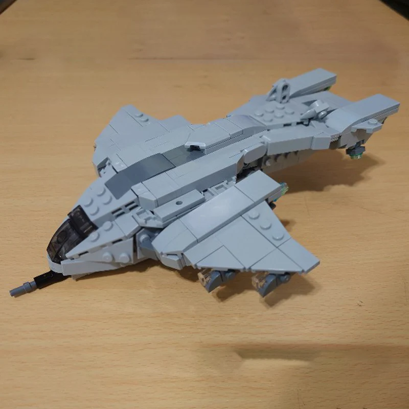 Популярный игровой конструктор MOC: Модульный набор для сборки транспортного самолета D77-TC. Технологичный подарок для детей на праздники.