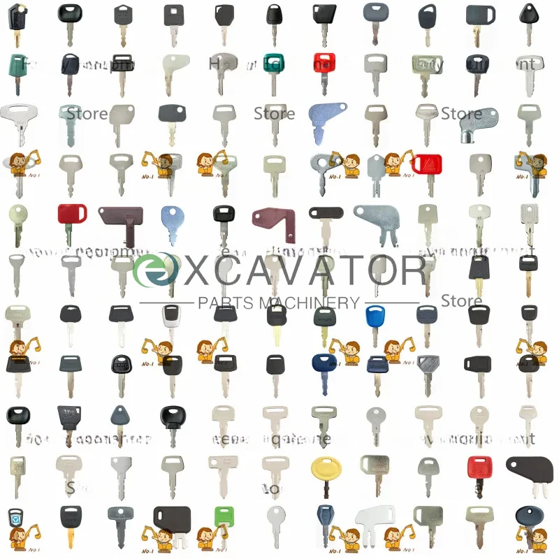 

Ключ для тяжелого строительного оборудования для Caterpillar Liebherr Bomag для Volvo John Deere для Kubota Terex lift TCM для BOBCAT