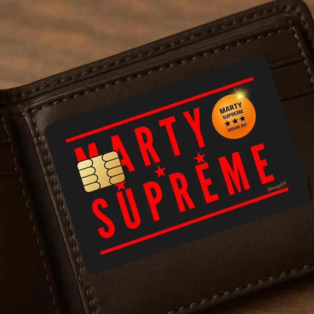 Marty S-upreme Credit Card Stickers For Bank Card Bus Metro Cards Waterproof Anti-Scratch Gift 4PCS