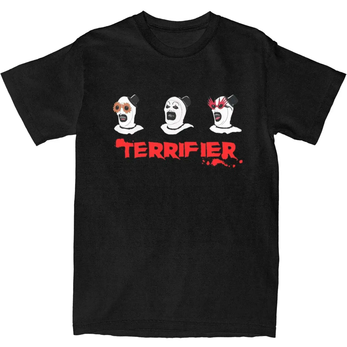 Men Women Terrifier 2 Clown T-Shirt Outfit Vintage 100% Cotton Art The Clown T Shirt Tee Clothing Graphic Printed