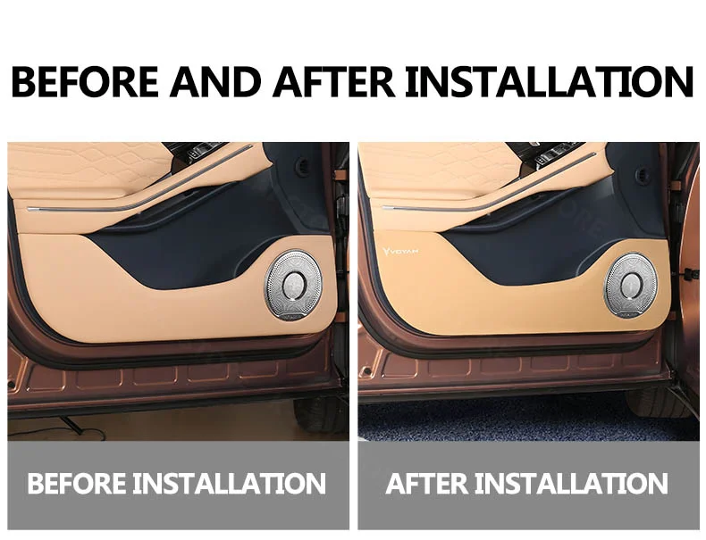 Car interior decoration accessories, door protective pad, dirt resistant patch DIY for DONGFENG Voyah Free 2th 2024