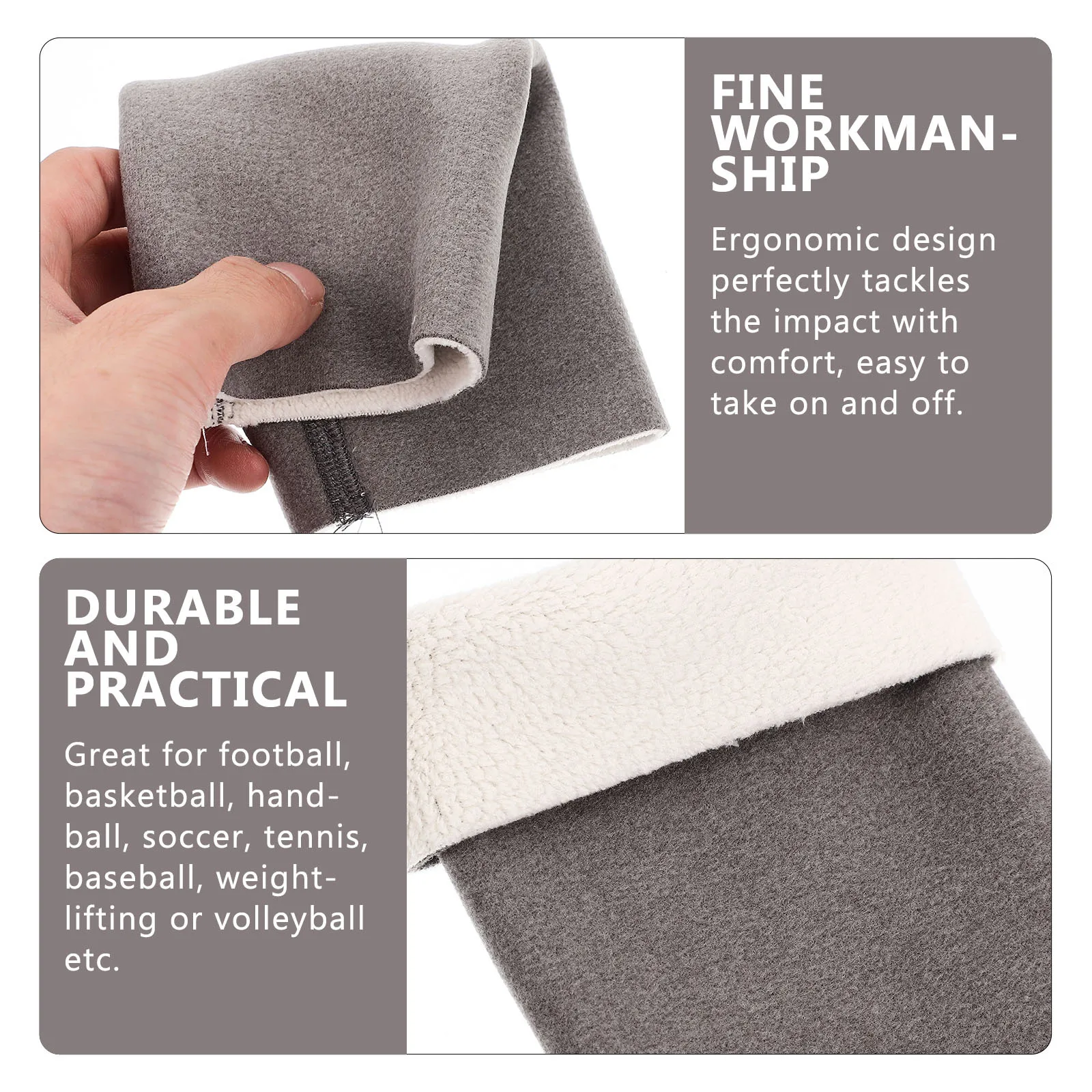 

1Pair Unisex Elbow Sleeve Breathable Durable Protective Wrap for Outdoor Sports Joint Support Winter Use Unisex Elbow Wrap