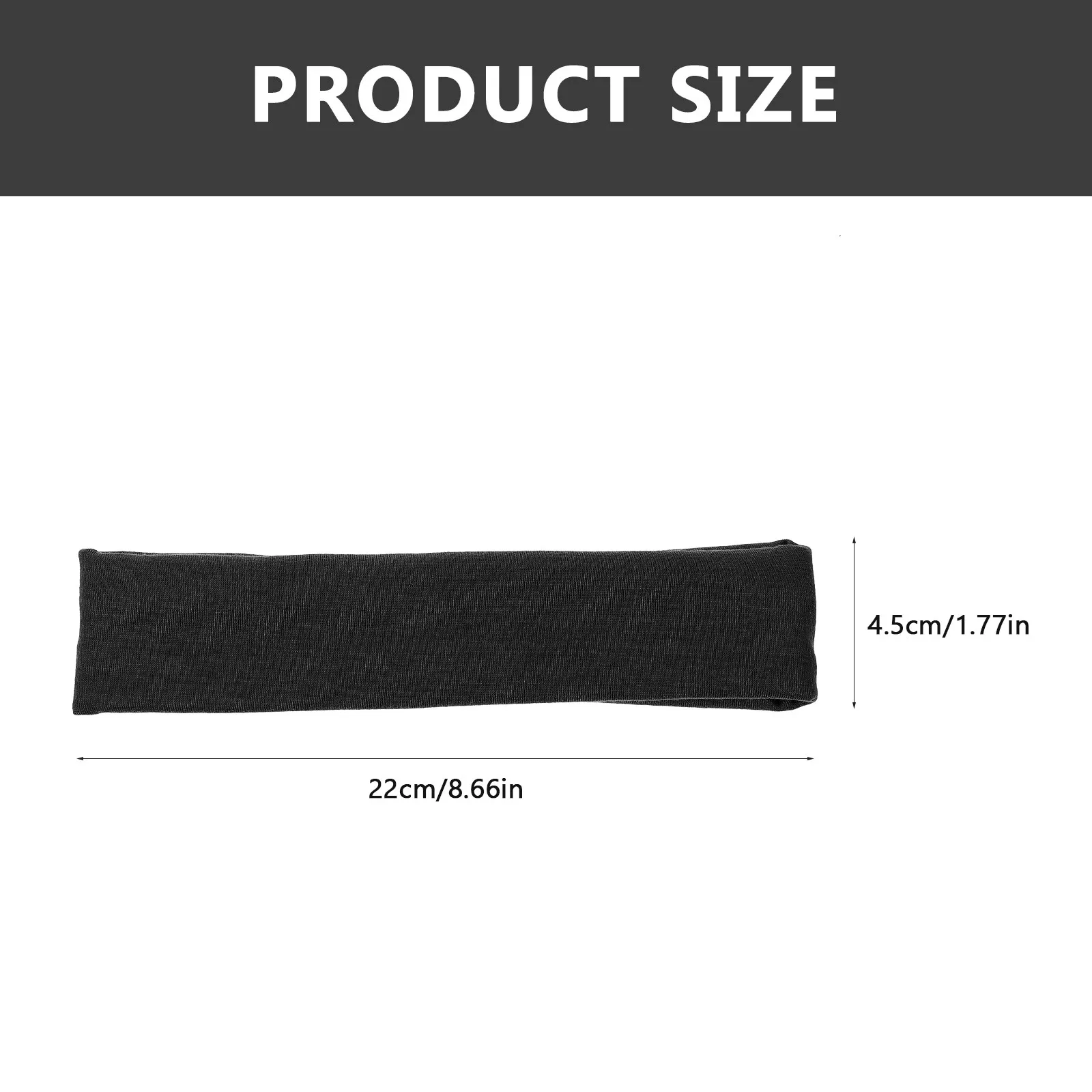 Sweat Absorbing Elastic Sports Headband High Elastic Fitness Headband for Men Unisex Running Workout Sweatband