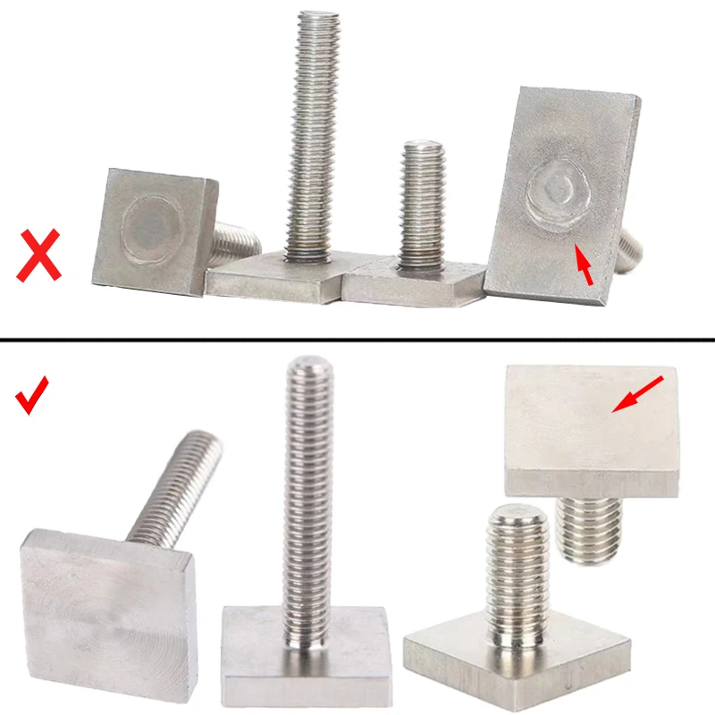 M8 Square Bolts Eye Nut Stainless Steel Anchor Fastener Universal Product Widely Used In Car Roof Rack Thule Whispbar Yakima etc