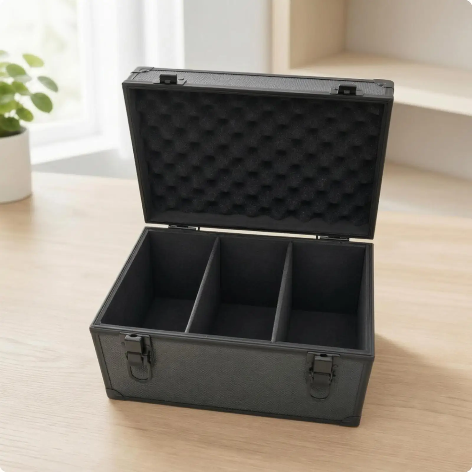 Trading Card Storage Box with Handle Reinforced Card Storage Case Large Capacity