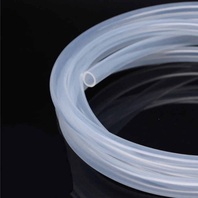 1M Soft Food Grade Transparent  Silicone Rubber Hose ID 2 3 4 5 6 7 8 9 10mm Flexible Nontoxic Silicone Tube Clear