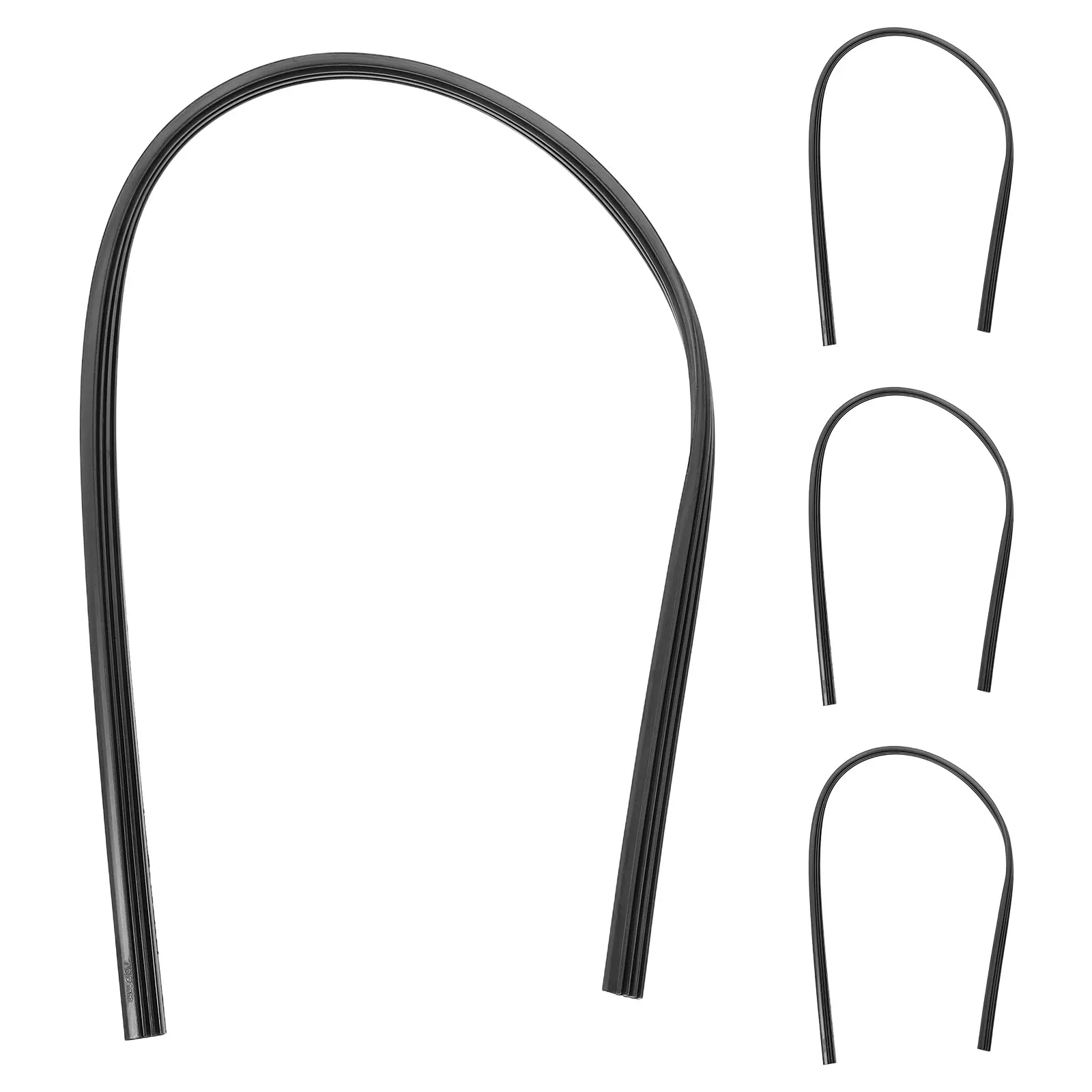 

4PCS Boneless Wiper Blades Rubber Strips Effective Cleaning Easy Installation Windshield Replacement Car Wiper Refills