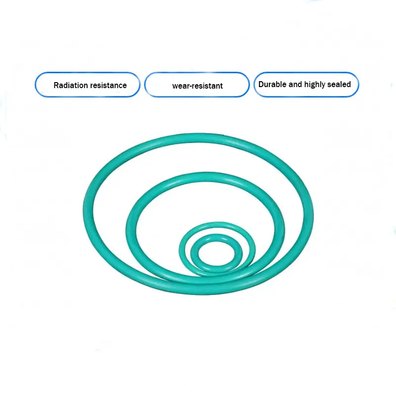 FKM CS4.5/5.0mm High temperature and acid alkali resistant green fluororubber O-ring high-quality sealing gasket