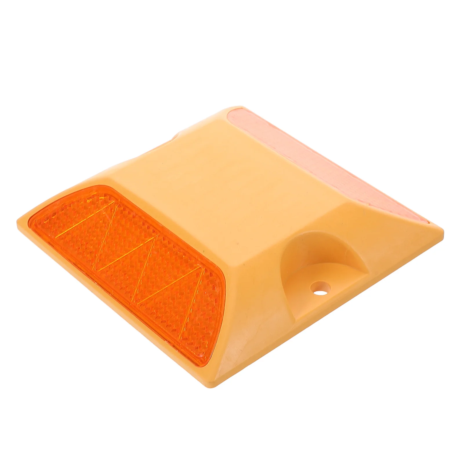 2Pcs Reflective Road Markers Slow Down Warning Signs High Visibility Dual-Sided Night Pavement Traffic Safety Warning Signs