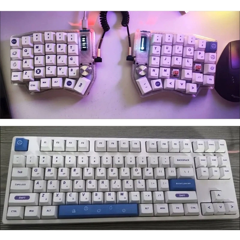Astronaut Mechanical Keyboards Keycaps Keycaps for 61/87/104/108