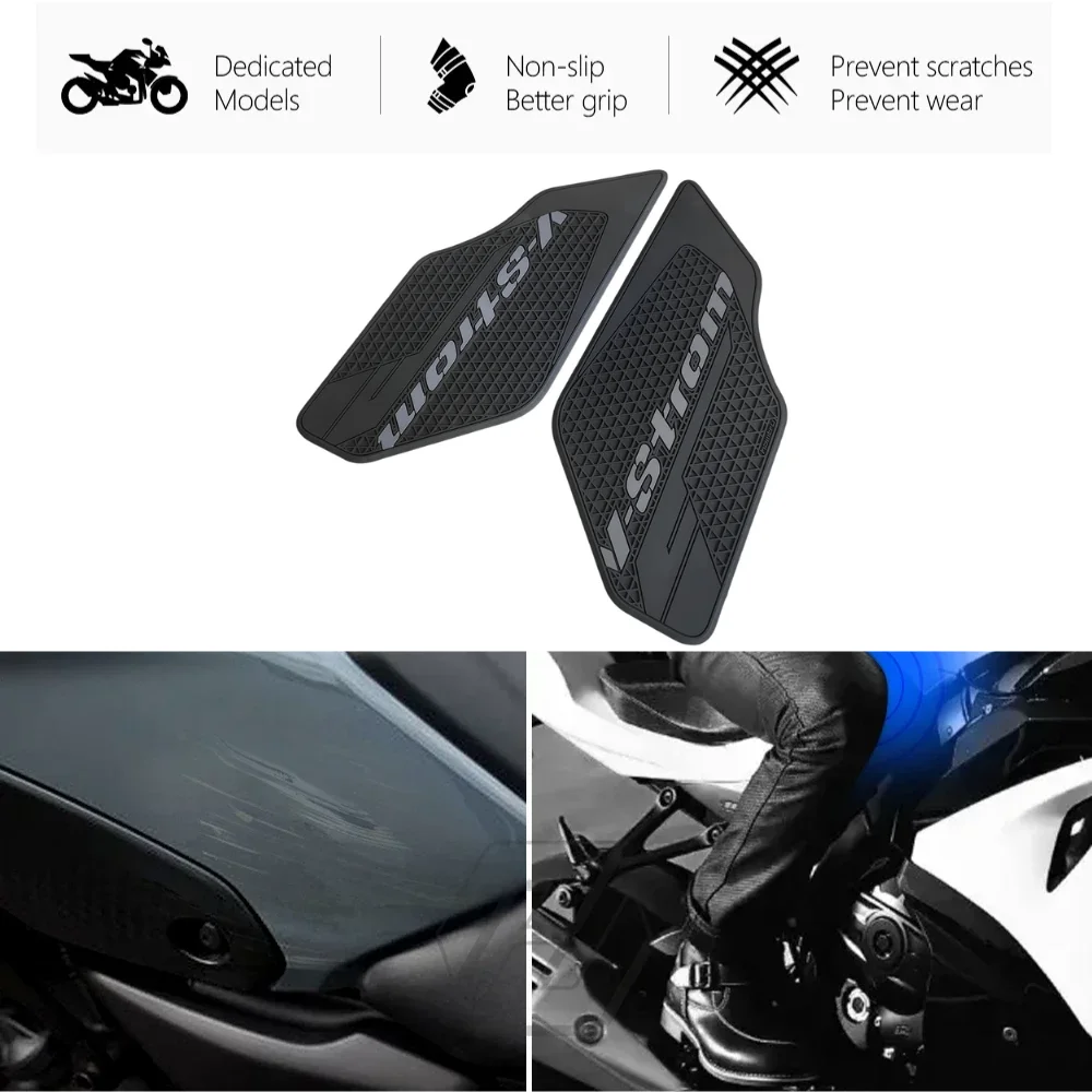 

Motorcycle Non-slip Side Tank Pad for Suzuki V-Strom 650 (2017-2025)