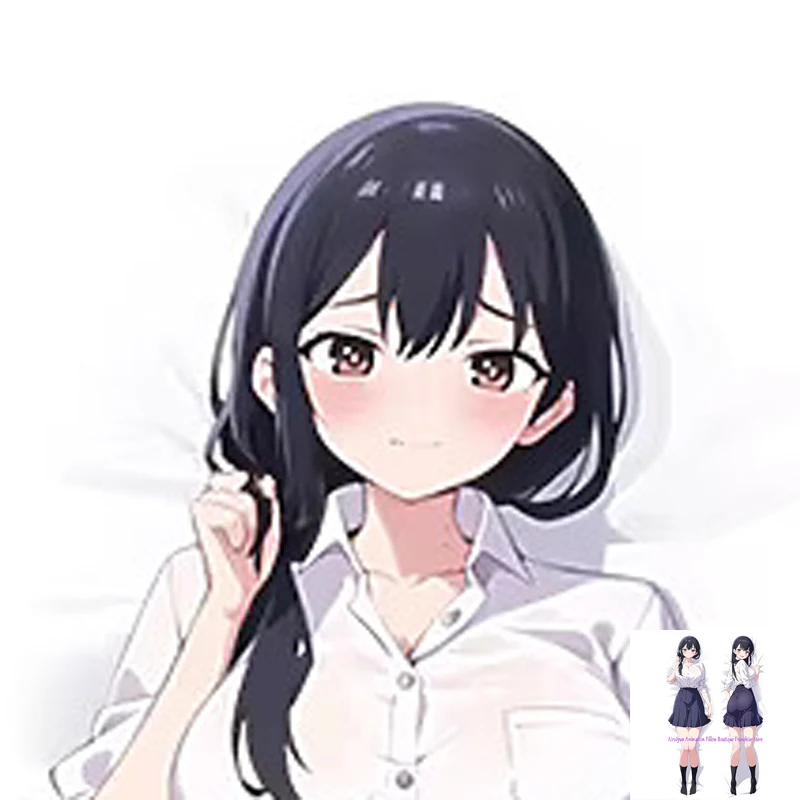 

Anime Dakimakura Pillow Case Anna Yamada Sexy and Busty Beautiful Girl Double-Sided Halloween Decoration