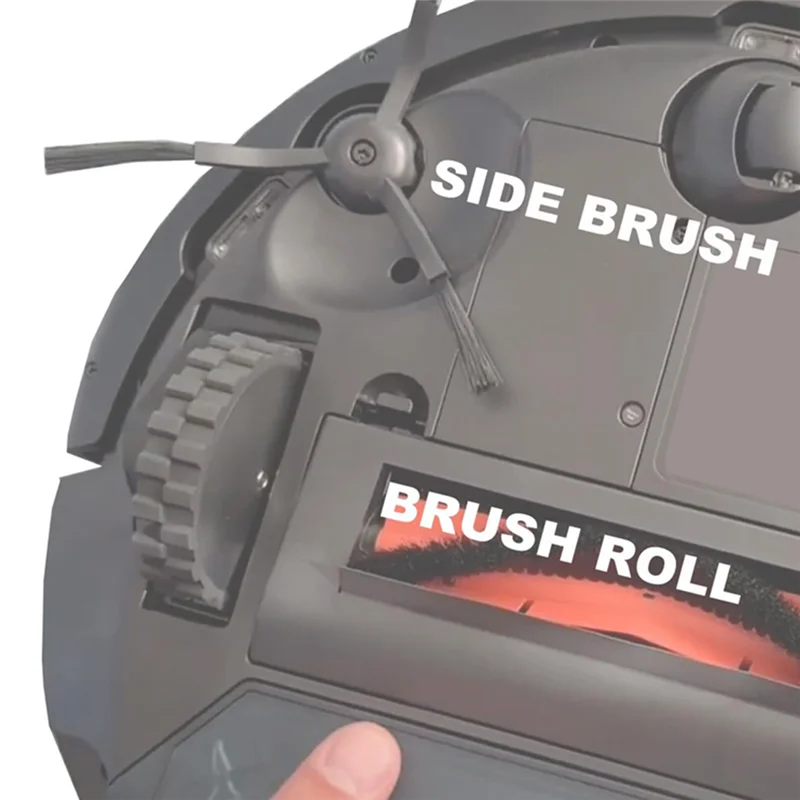 A50Q-Robot Vacuum Replacement Parts Fit For Lubluelu L20 Robot Vacuum Mop Combo Brush Mop Pad Filter Kit