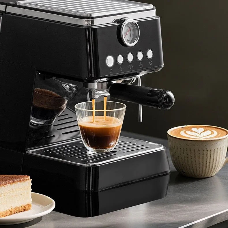 

Espresso Machine Home Small Semi-Automatic Milk Foam Office Coffee Machine