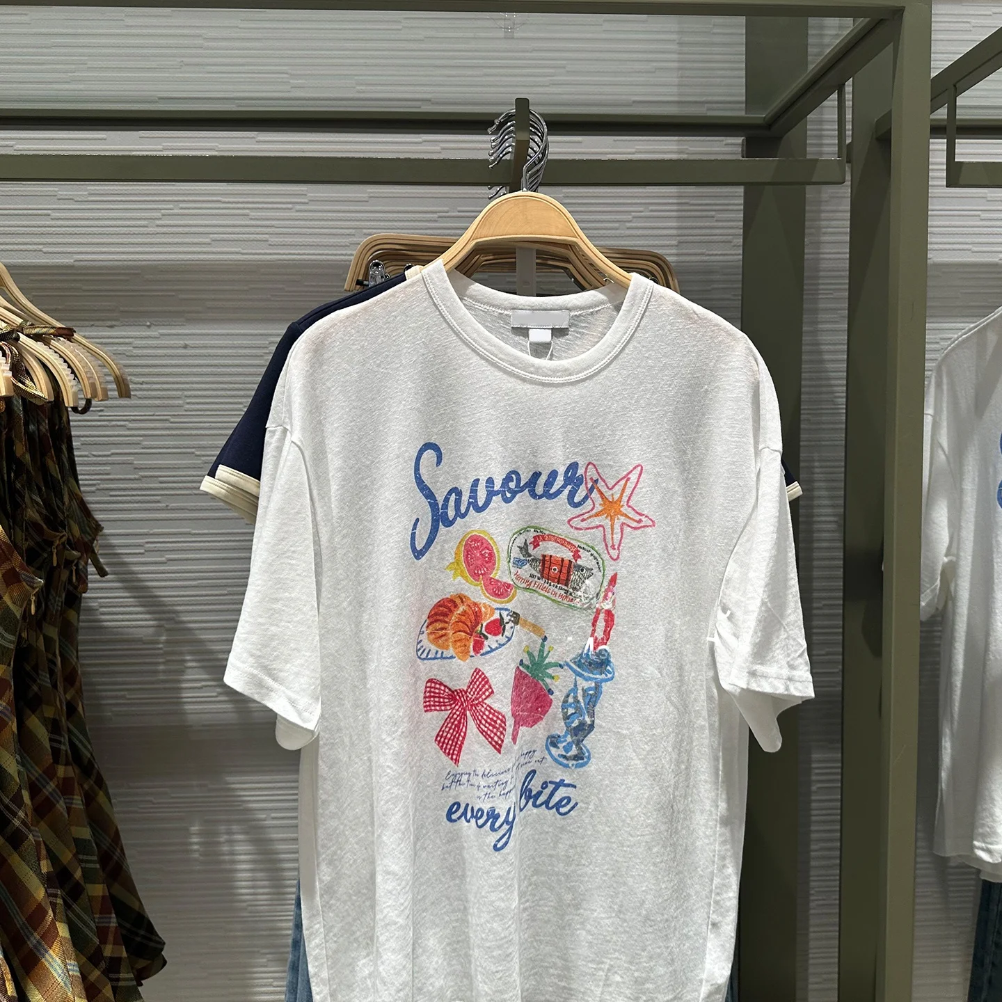 

URZA Женская повседневная футболка с принтом ort Sve Fun Dopane Sle свободного кроя, круглая, необычная длина, дышащая, удобная