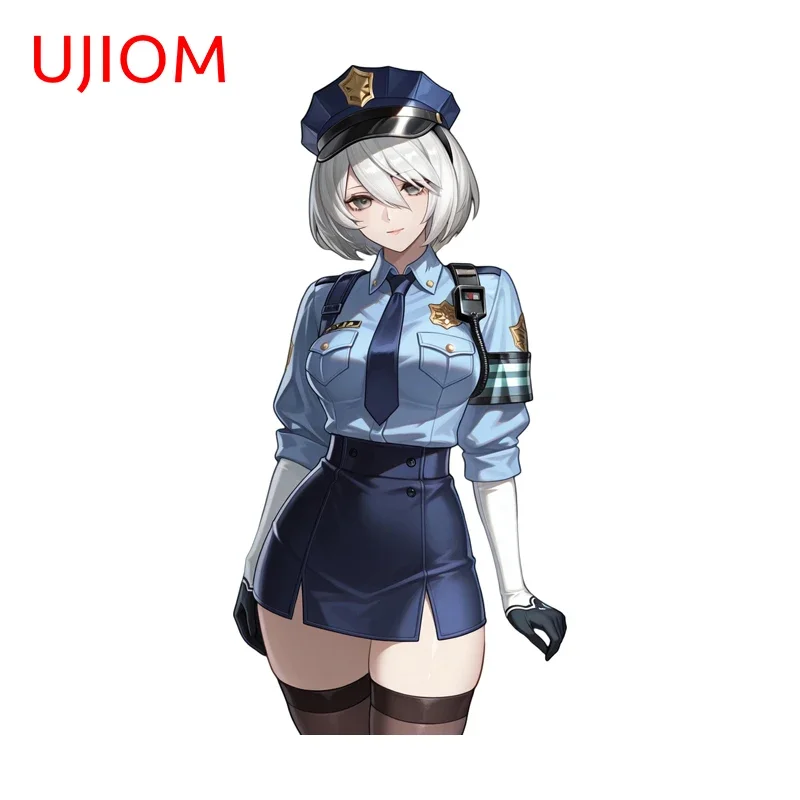 UJIOM Police Nier 2B Wall Stickers Funny Living Room Anime Peripheral Waterproof Decals Suitable For Smooth And Clean Surfaces
