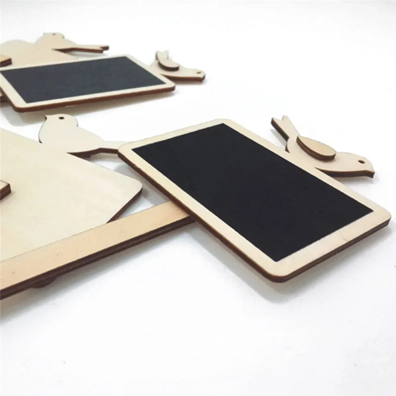 10 шт. набор досок «сделай сам», рождественские цветочные украшения, доска для сообщений, деревянное ремесло, домашний декор, вставка для карт, инструмент для письма