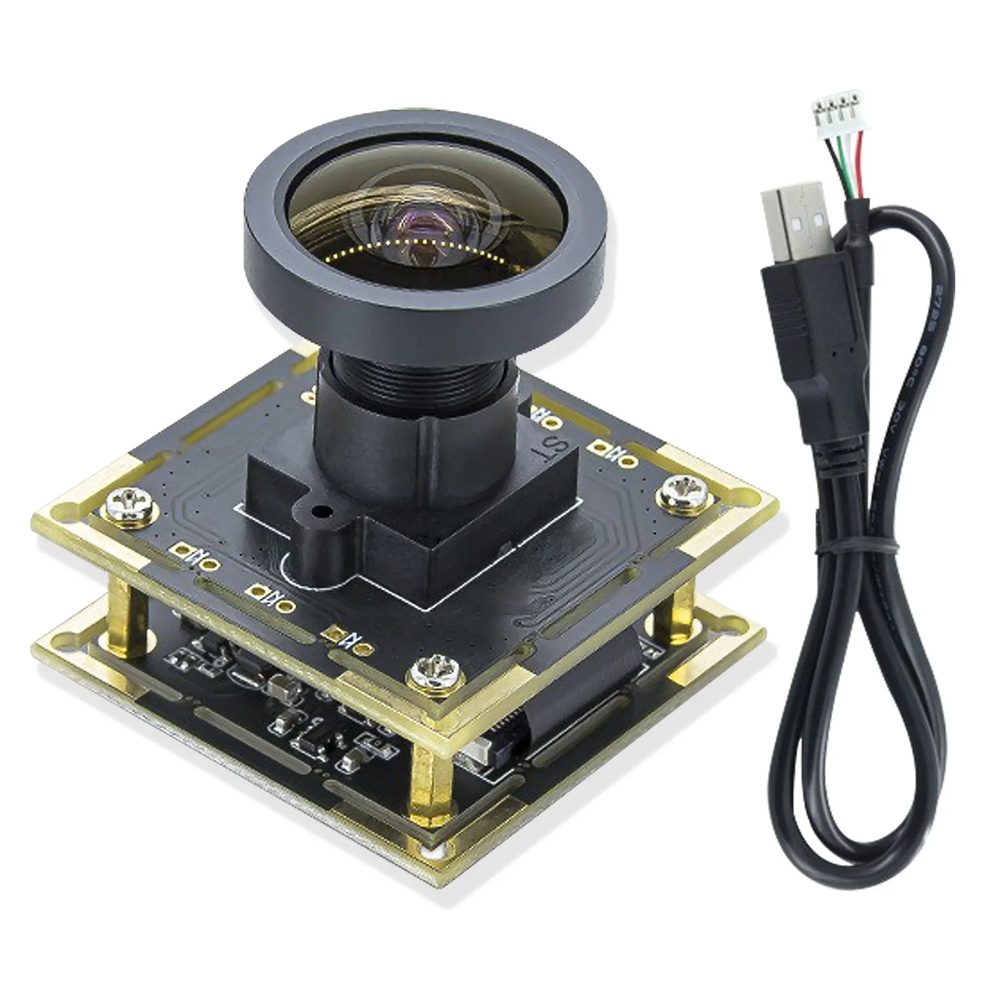 In stock Low-Illumination 8MP IMX678 HD CMOS Sensor Wide-Angle Lens 4K 30FPS High-Sensitivity USB Night Vision Camera Module view 4