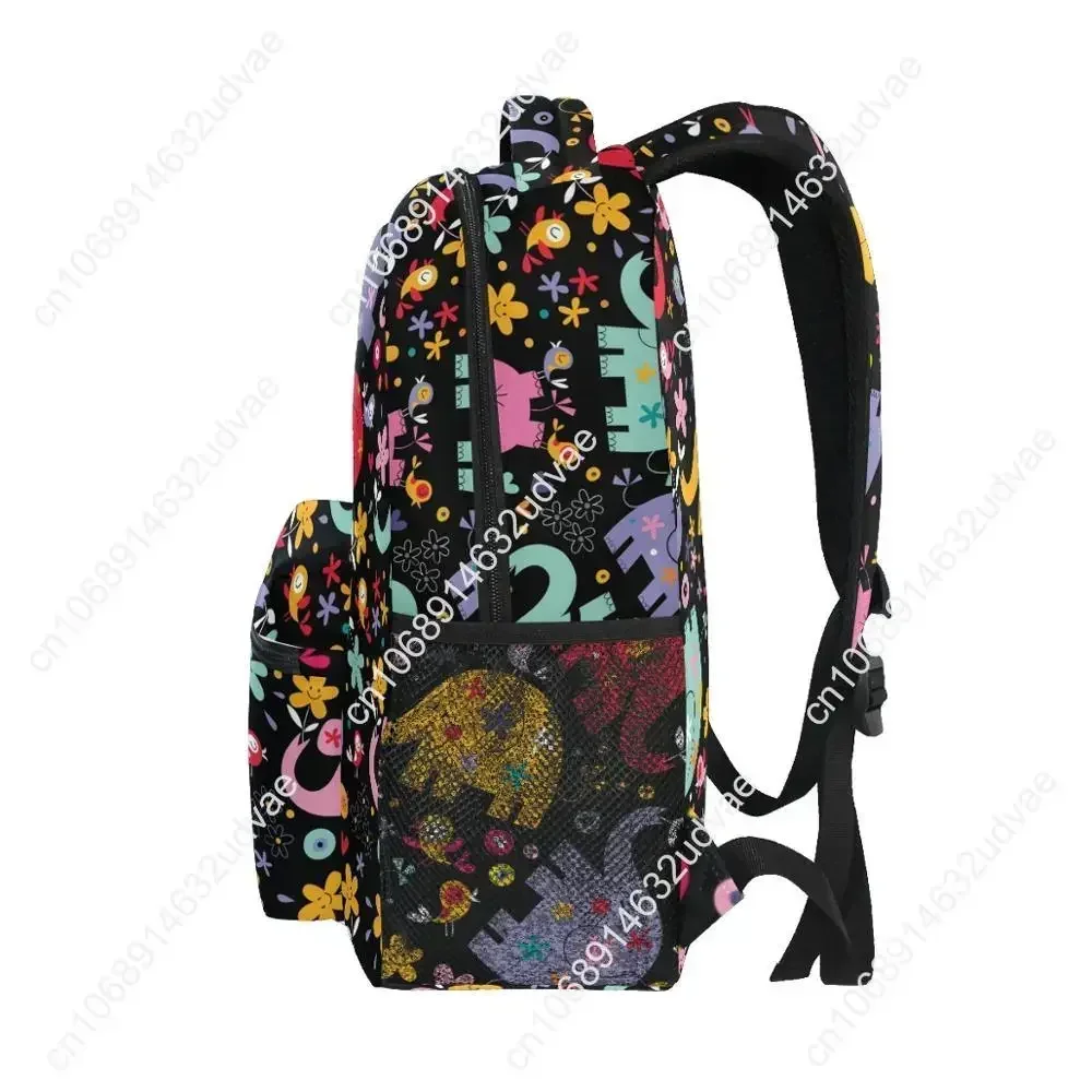 Large Girl School Bags For Teenagers Backpacks Elephant Print Waterproof Teen Student Book Bag Big College Leisure Schoobag 2020