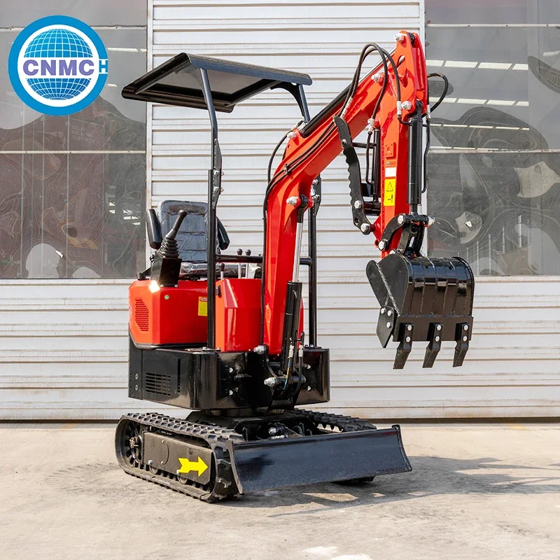 

Мини-экскаватор CNMC 1,0 тонны, гидравлический, с сертификатами CE и EPA, высокопроизводительный, многофункциональный, для использования на фермах и в садах