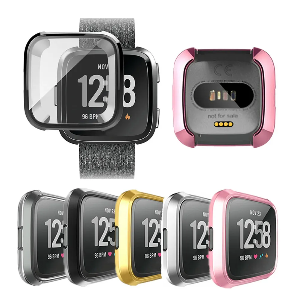 Slim Tpu Watch Protector Transparent Shockproof Protective Shell Cover Sports Accessories Compatible Electroplated