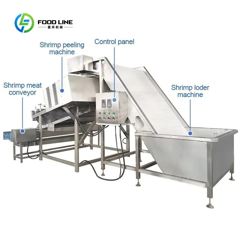 Customized Shrimp Shelling Skin Removing Machine Automatic Shrimp Peeler Shrimp Peeling Machine for Sale