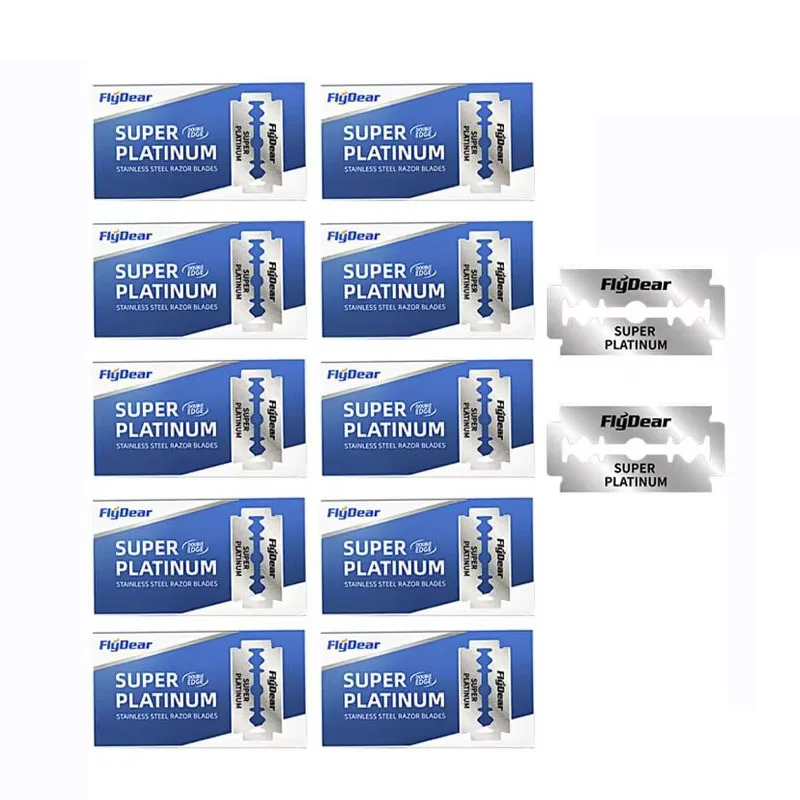 10-40 قطعة شفرة حلاقة مكشطة من الفولاذ المقاوم للصدأ للتنظيف دون الصدأ ماكينة حلاقة الرأس المدمجة والمحمولة للرجال الأصلع للمنزل #2