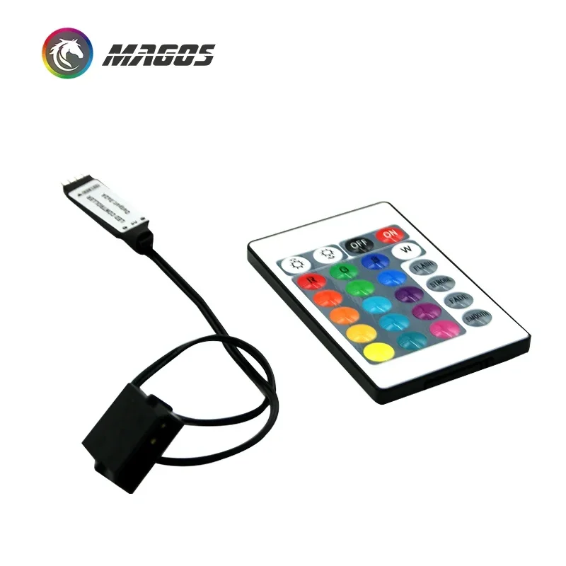 RGB RF Controller Molex 4pin Power Supply For Computer Case LED Lighting 3Pin 5V Or 4Pin 12V D-RGB Splitter Interface SYNC Hub