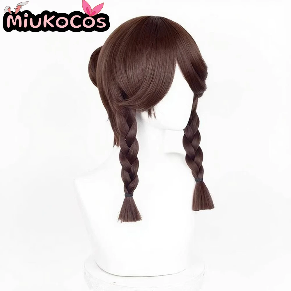 متوفر البستاني إيما وودز ينتظر للرياح شعر مستعار تأثيري MiukoCosplay لعبة الهوية الخامس شعر مستعار تأثيري