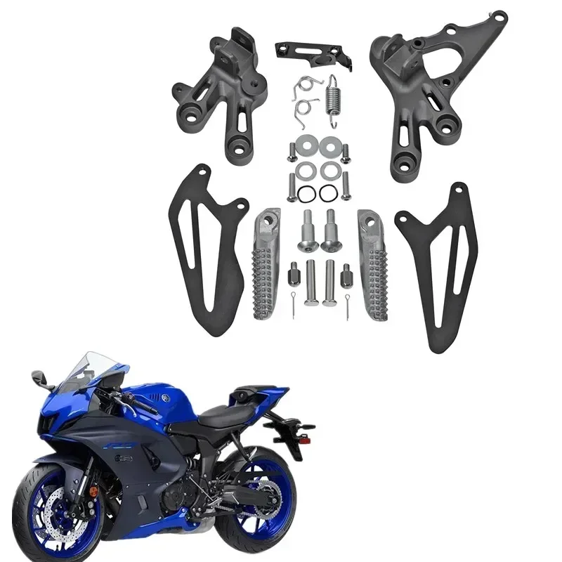 For Yamaha YZF-R7 YZFR7 YZF R7 2022-2023 Accesorios moto Driver Foot Pegs Pedals Bracket Mount